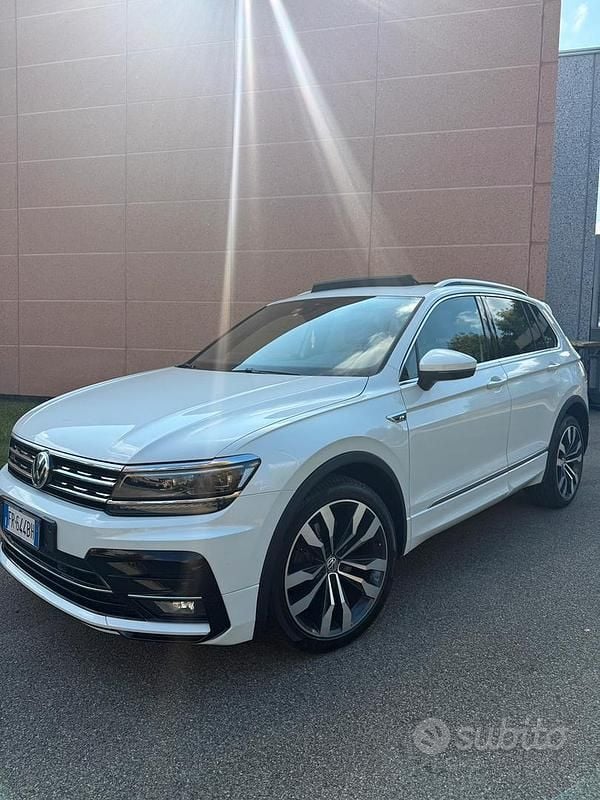 Usata VW Tiguan R-line 239 CV (175 kW) 2018 Bianco SUV