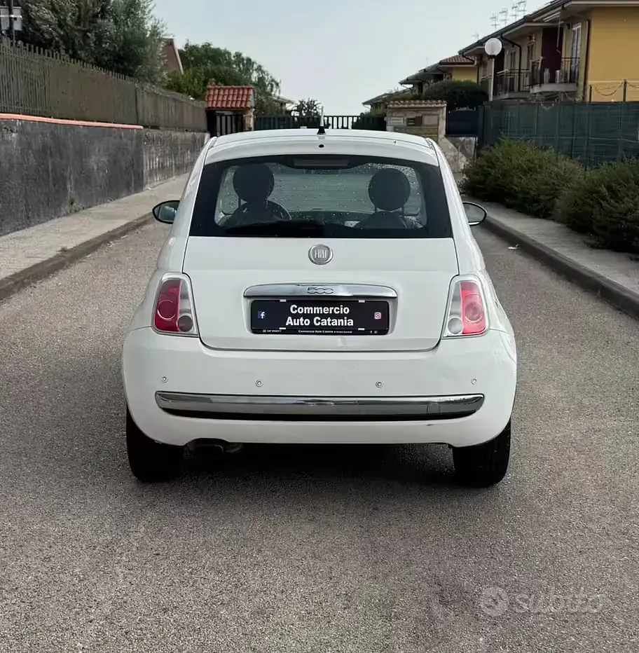 Usata Fiat 500 69 CV (50 kW) 2010 Bianco Utilitaria