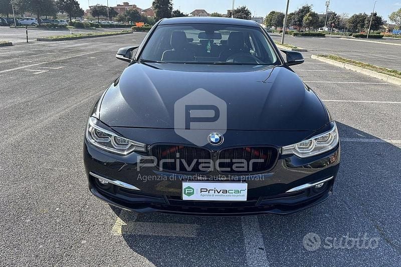 Begagnad BMW 316 Luxury Line 116 HK (85 kW) 2018 Svart Sedan