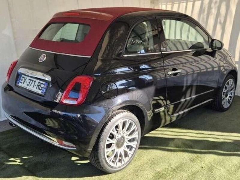 Usata Fiat 500C 69 CV (50 kW) 2017 Nero Cabrio