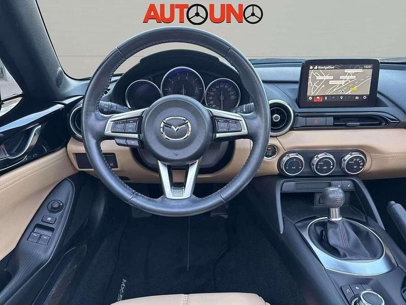 Usata Mazda MX5 131 CV (96 kW) 2018 Nero Cabrio