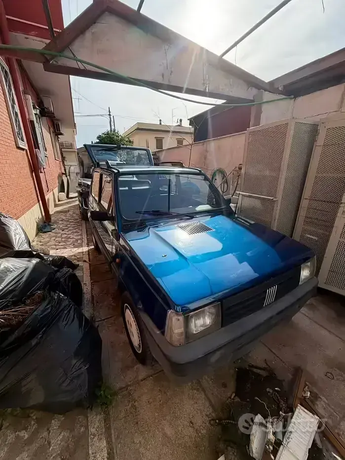 Usata Fiat Panda 54 CV (39 kW) 2003 Blu Utilitaria