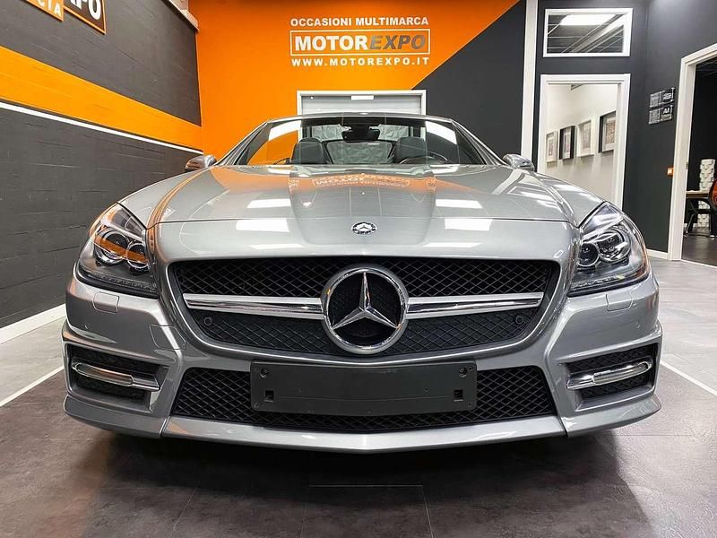 Usata Mercedes SLK200 Premium 184 CV (135 kW) 2015 Argento Cabrio