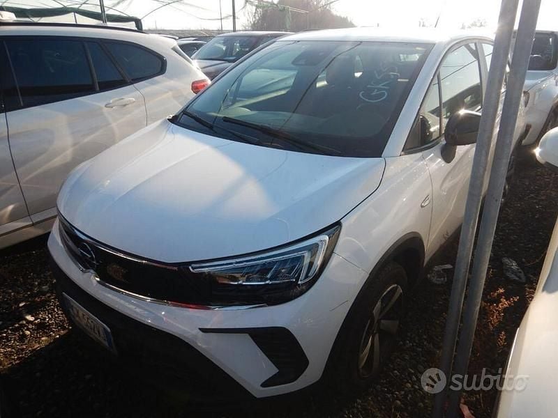 Usata Opel Crossland X 110 CV (80 kW) 2022 Bianco SUV