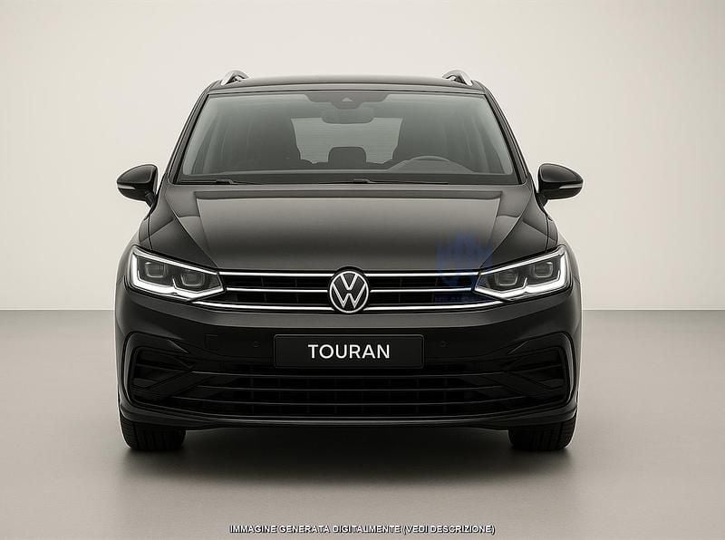 Usata VW Touran R-line 150 CV (110 kW) 2025 Nero Monovolume