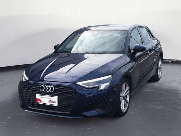 Blu Usata 2022 Audi A3 Sportback Advanced Utilitaria | 25.400 € (Buon prezzo) - Immagine 1/4