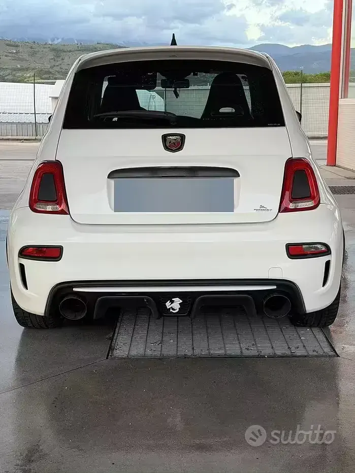 Usata Fiat 500 Abarth 135 CV (99 kW) 2009 Bianco Cabrio