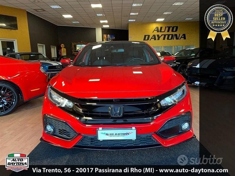 Usata Honda Civic Sport 182 CV (133 kW) 2019 Rosso Berlina