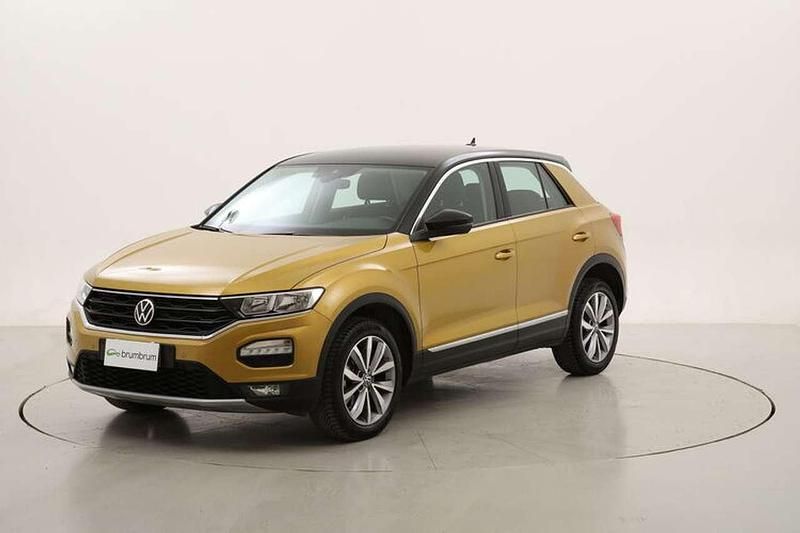 Usata VW T-Roc Style 150 CV (110 kW) 2021 Giallo/oro SUV