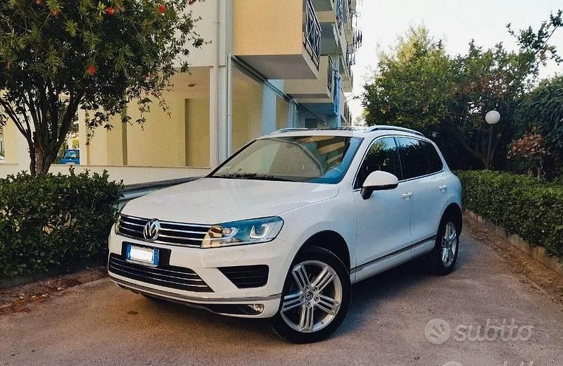 Usata VW Touareg 204 CV (150 kW) 2015 Bianco SUV
