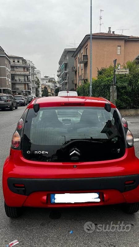 Usata Citroën C1 2007 Rosso Utilitaria