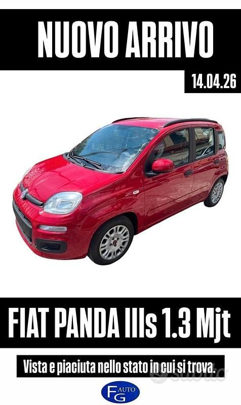 Usata Fiat Panda Easy 2013 Rosso Utilitaria