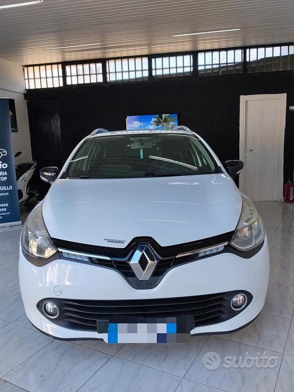 Usata Renault Clio GrandTour 75 CV (55 kW) 2014 Bianco Station wagon