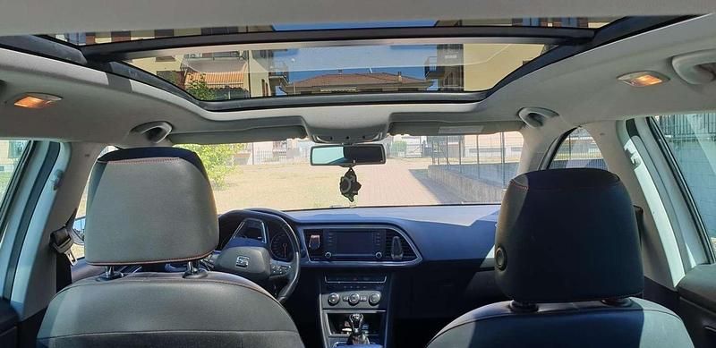 Usata Seat Leon 150 CV (110 kW) 2014 Bianco Station wagon