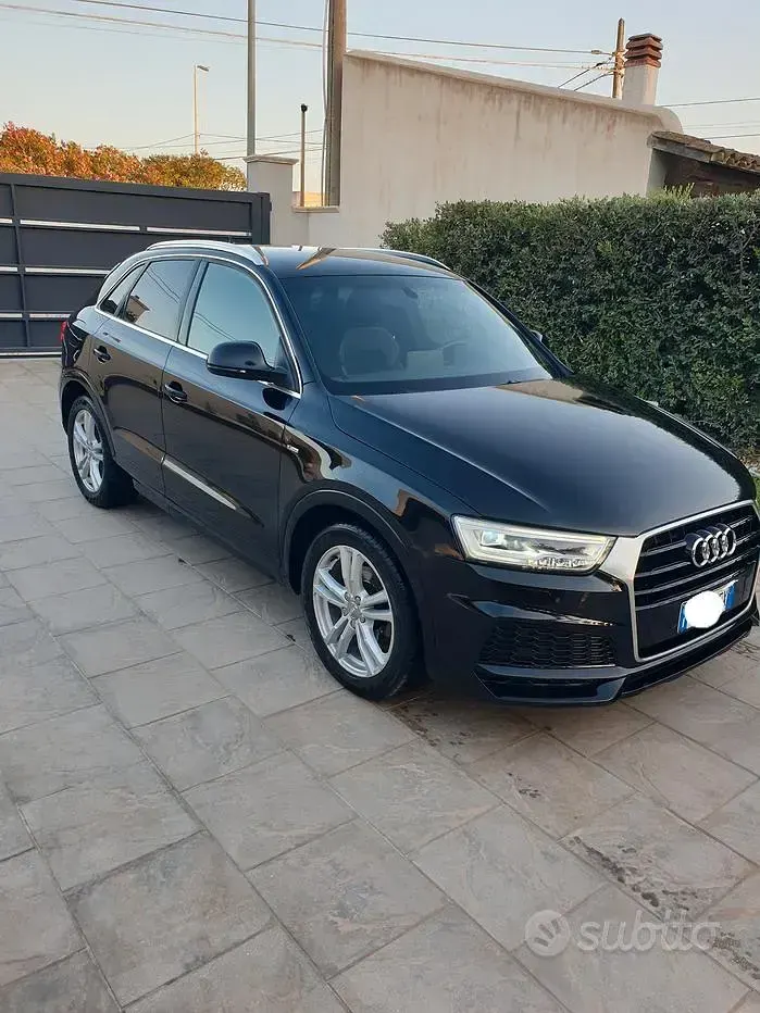 Usata Audi Q3 S-Line 150 CV (110 kW) 2017 Nero SUV