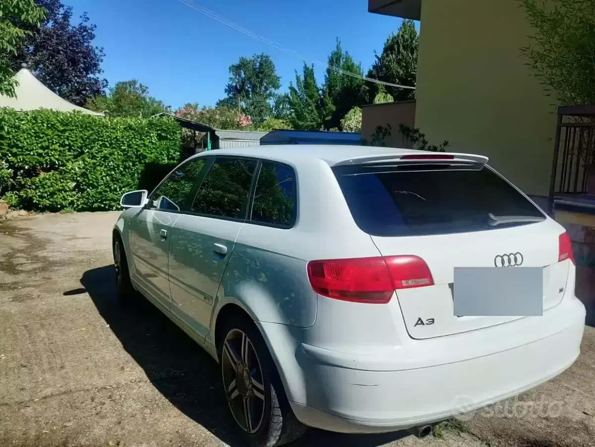 Usata Audi A3 S-Line 102 CV (75 kW) 2008 Bianco Utilitaria