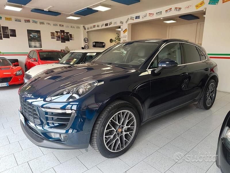 Brugt Porsche Macan Sport 250 HK (183 kW) 2017 Blå SUV