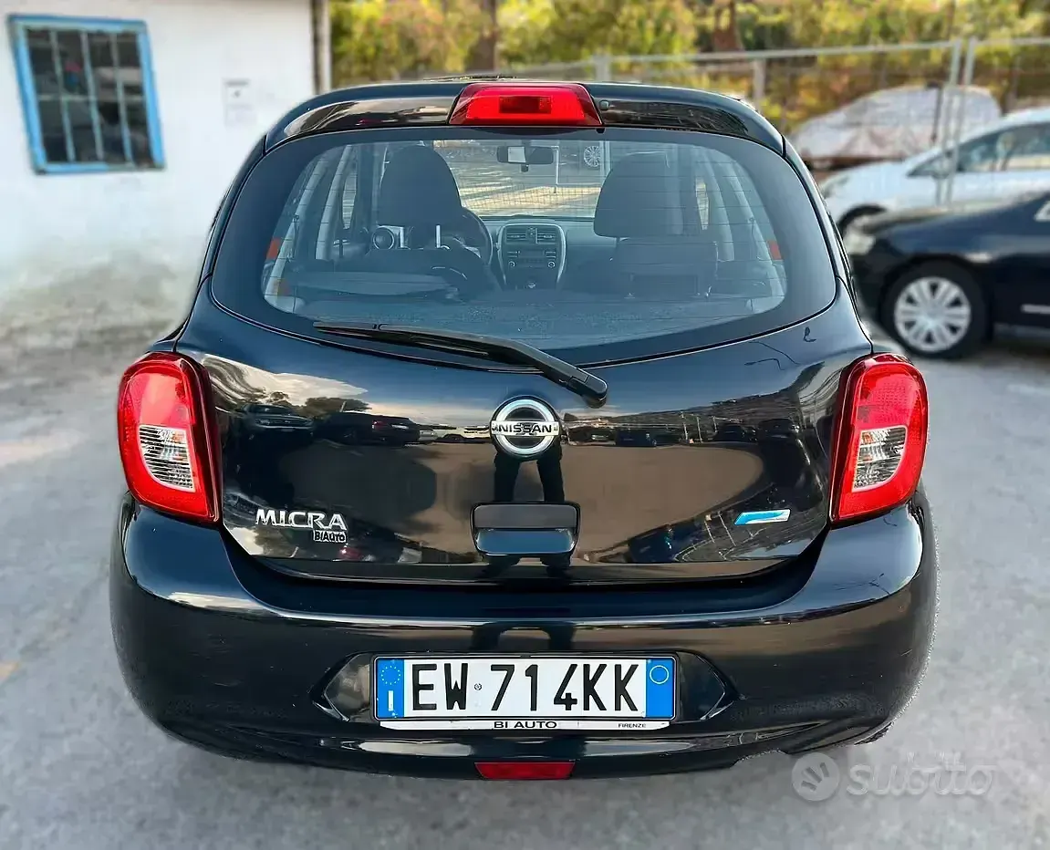 Usata Nissan Micra Visia 80 CV (58 kW) 2014 Nero Utilitaria