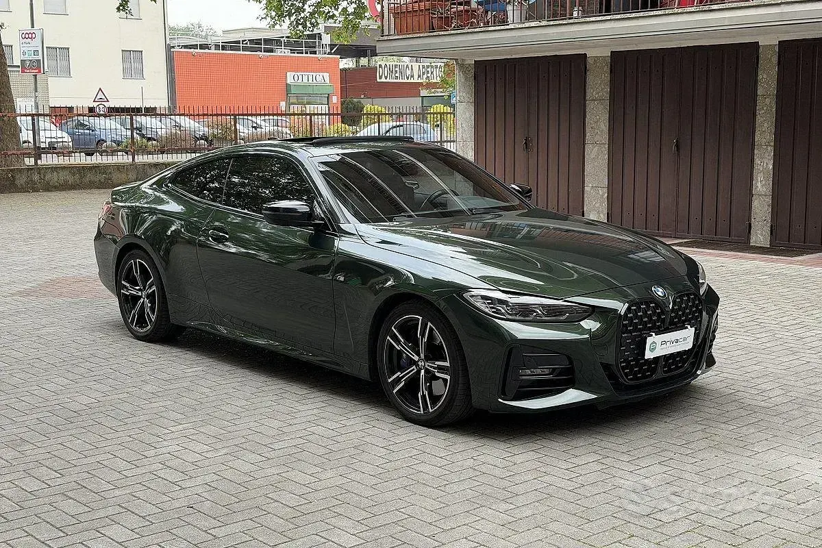 Usata BMW 420 Coupé M Sport 190 CV (139 kW) 2021 Verde Coupé