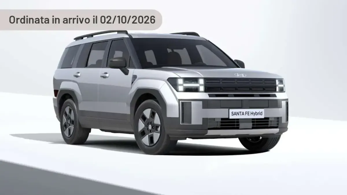 Nuova Hyundai Santa Fe 287 CV (211 kW) 2026 Argento SUV