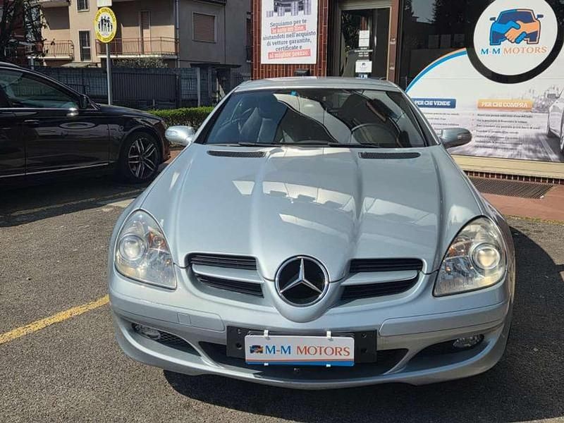 Usata Mercedes SLK200 163 CV (119 kW) 2004 Grigio Cabrio