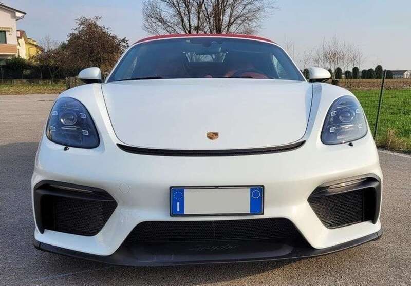 Usata Porsche 718 Spyder 420 CV (308 kW) 2020 Bianco Cabrio