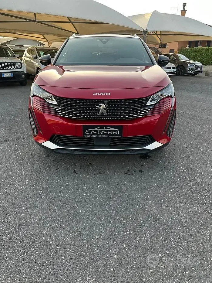 Usata Peugeot 3008 GT 131 CV (96 kW) 2021 Rosso SUV