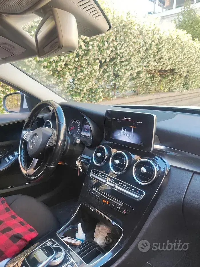 Usata Mercedes C200 184 CV (135 kW) 2015 Bianco Berlina
