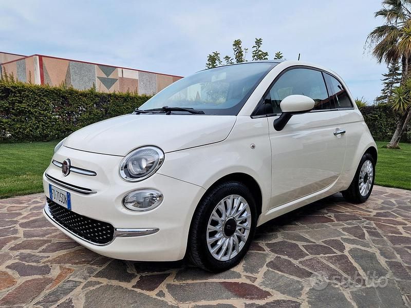 Usata Fiat 500 Lounge 95 CV (69 kW) 2016 Bianco Berlina