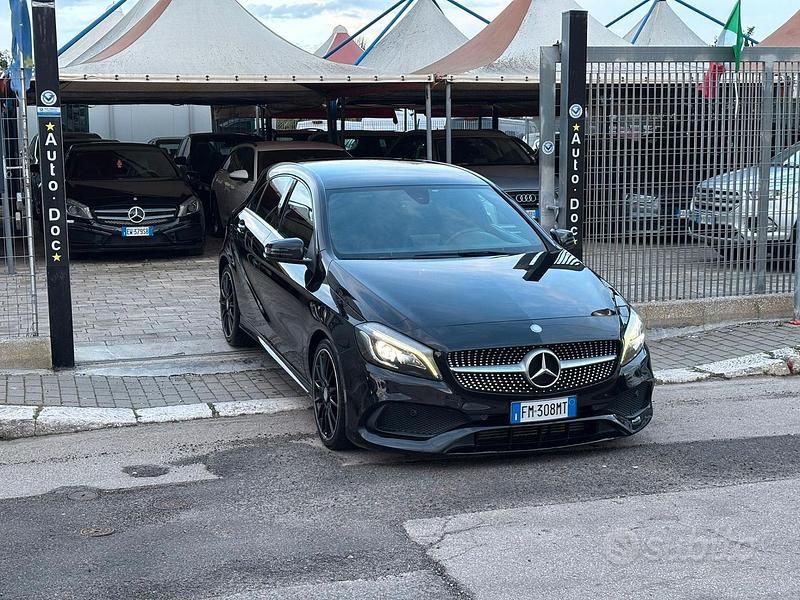 Usata Mercedes A180 Premium 110 CV (80 kW) 2016 Nero Berlina