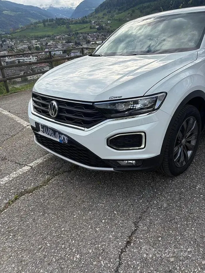 Usata VW T-Roc Sportline 150 CV (110 kW) 2018 Bianco SUV