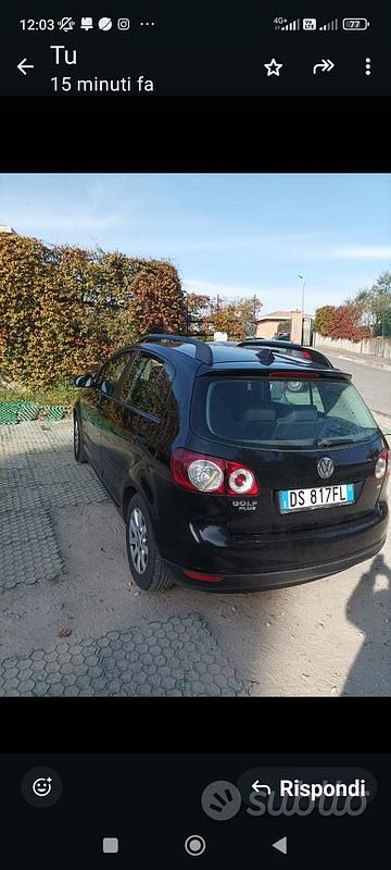 Usata VW Golf VI 2008 Nero Utilitaria