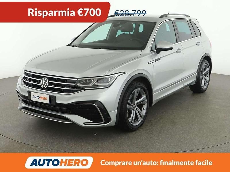 Usata VW Tiguan R-line 150 CV (110 kW) 2021 Argento SUV