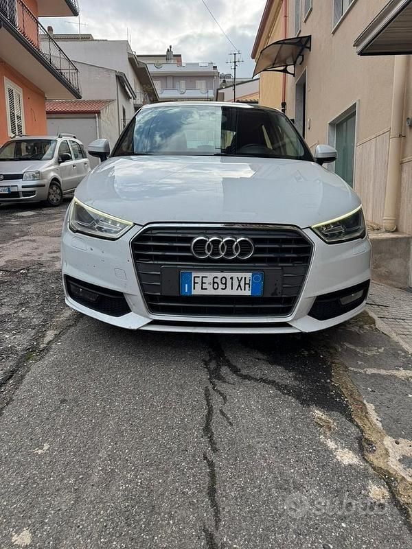 Usata Audi A1 90 CV (66 kW) 2015 Bianco Utilitaria