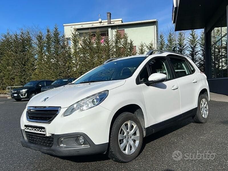 Usata Peugeot 2008 Active 82 CV (60 kW) 2016 Bianco SUV