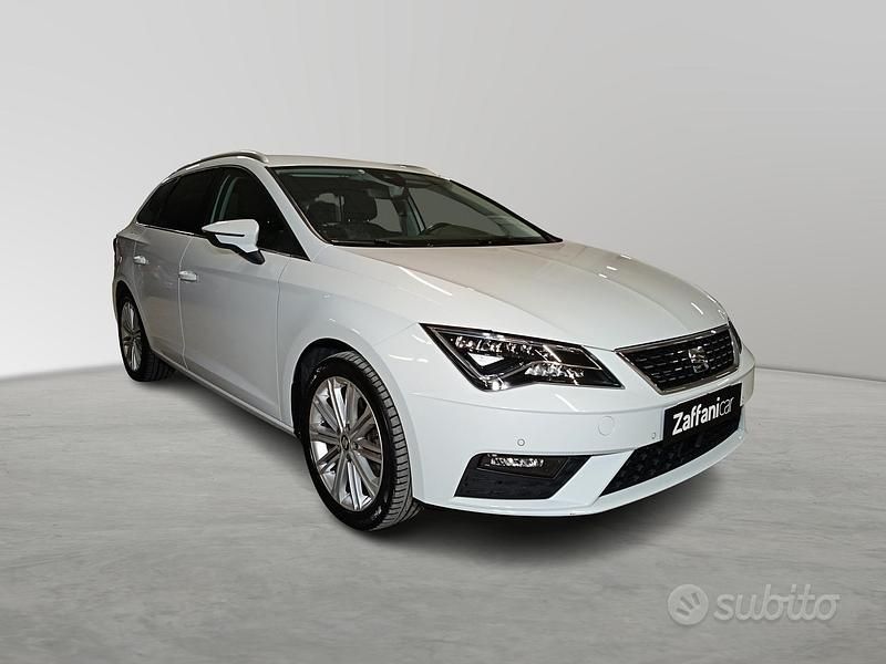 Usata Seat Leon ST XCELLENCE 131 CV (96 kW) 2020 Bianco Station wagon