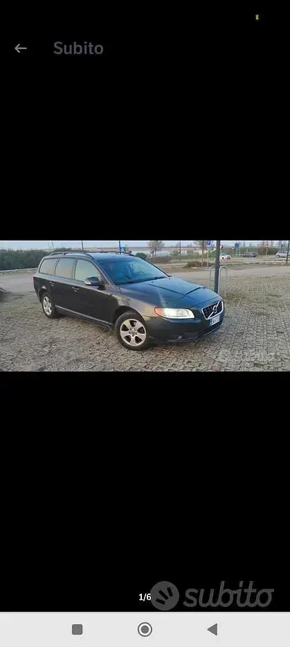 Usata Volvo V70 136 CV (100 kW) 2010 Grigio Station wagon