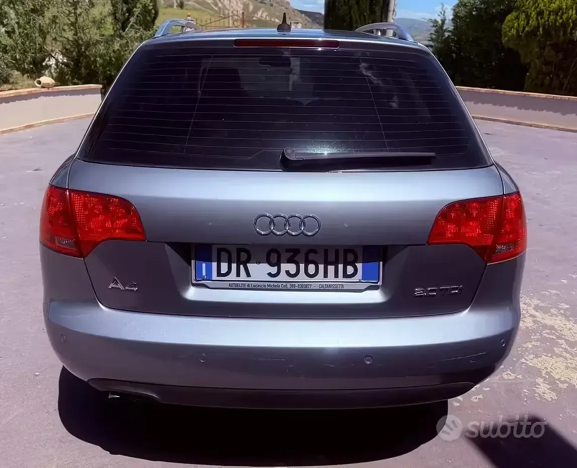 Usata Audi A4 Advanced 140 CV (102 kW) 2008 Grigio Berlina