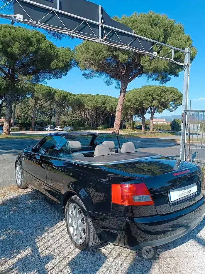 Usata Audi A4 Cabriolet 163 CV (119 kW) 2005 Nero Cabrio