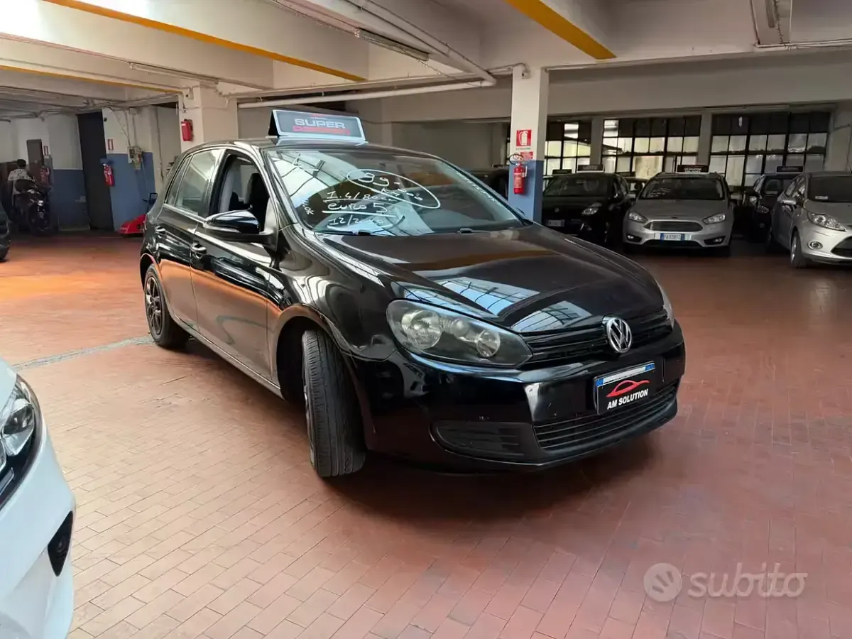 Usata VW Golf VI 80 CV (58 kW) 2010 Nero Utilitaria