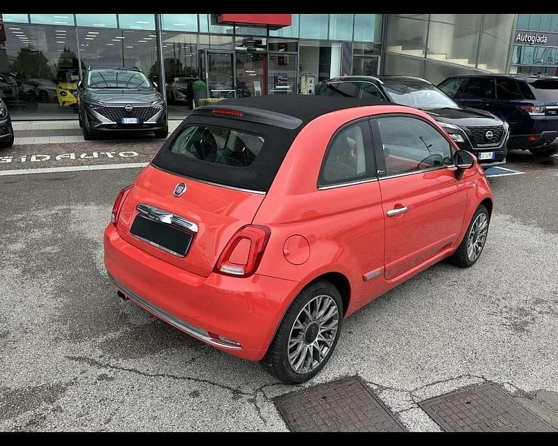 Usata Fiat 500C Lounge 69 CV (50 kW) 2016 Arancione Cabrio