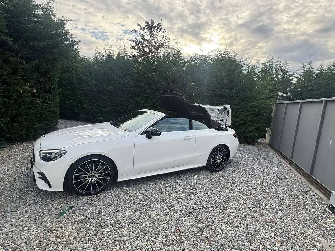 Usata Mercedes E220 Premium 194 CV (142 kW) 2021 Bianco Cabrio