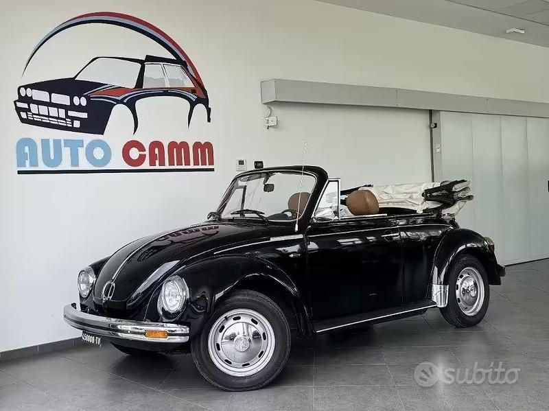 Usata VW Käfer Karmann 1970 Nero Cabrio