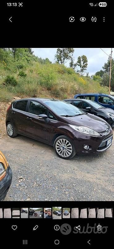 Usata Ford Fiesta Titanium 2010 Marrone Utilitaria