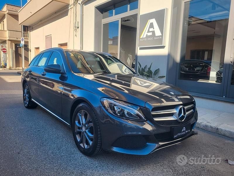 Usata Mercedes C180 Business 116 CV (85 kW) 2016 Grigio Station wagon