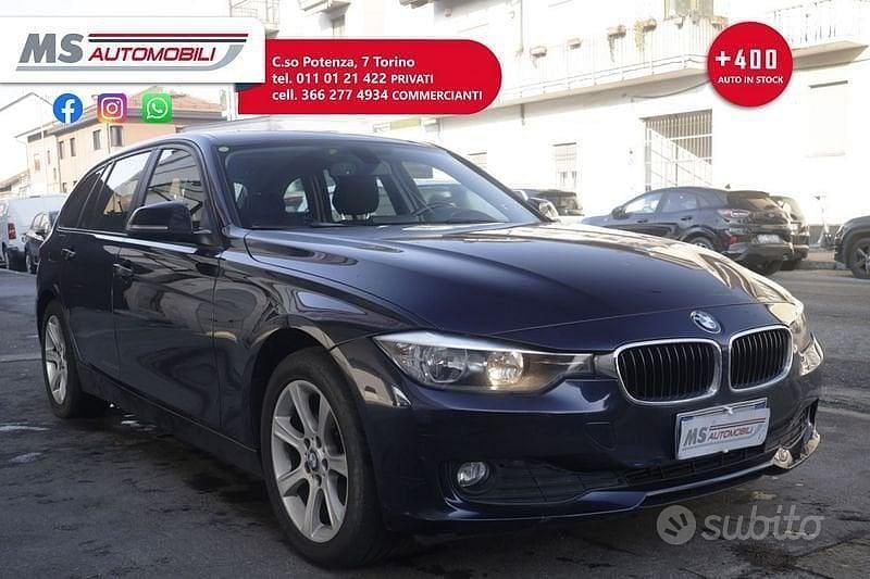 Usata BMW 320 Sport Line 184 CV (135 kW) 2013 Blu scuro Station wagon