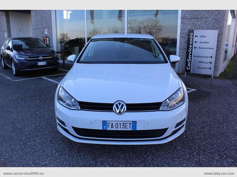 Usata VW Golf VII Highline 110 CV (80 kW) 2015 Bianco Berlina