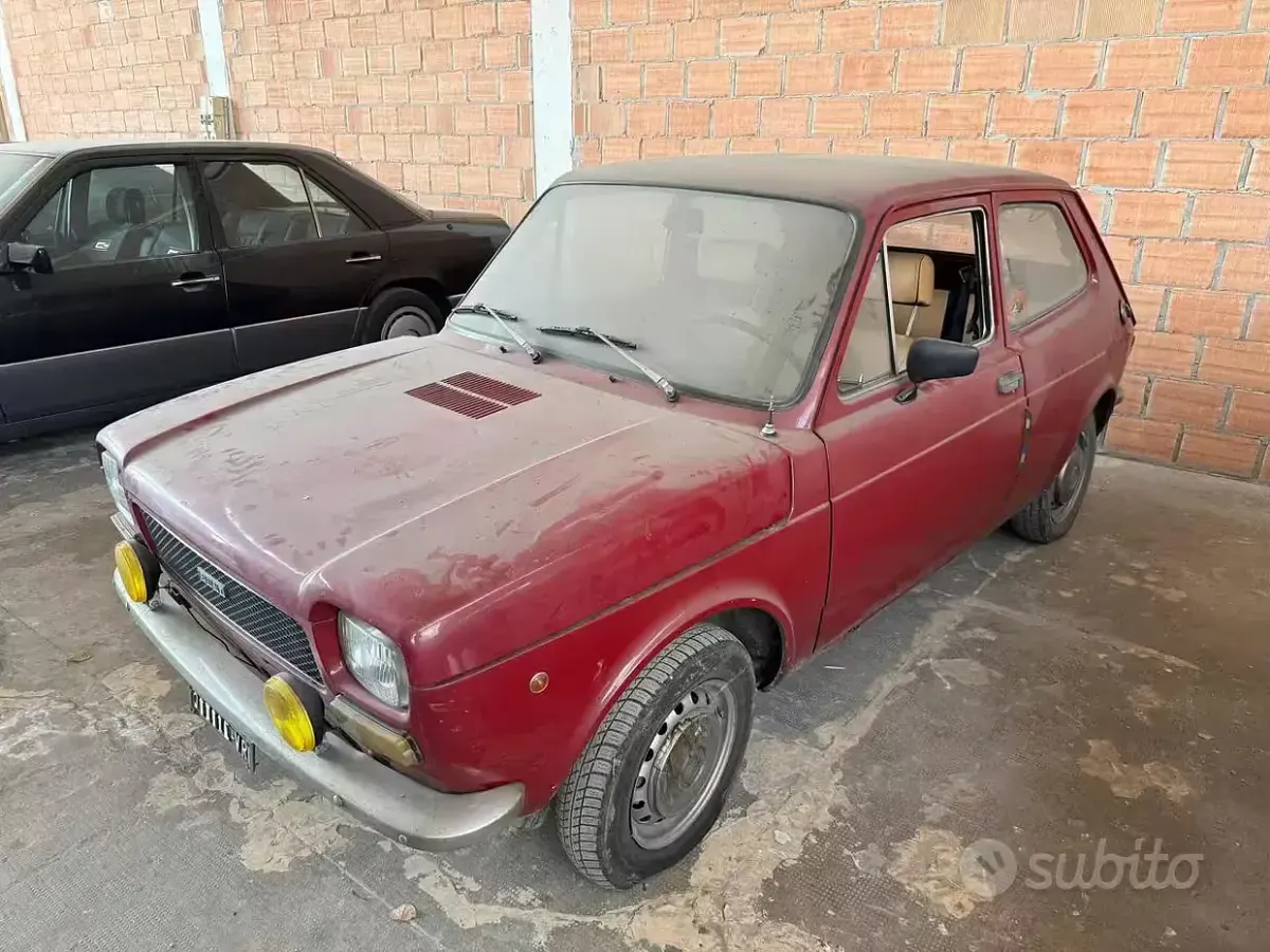 Usata Fiat 127 45 CV (33 kW) 1970 Rosso Utilitaria