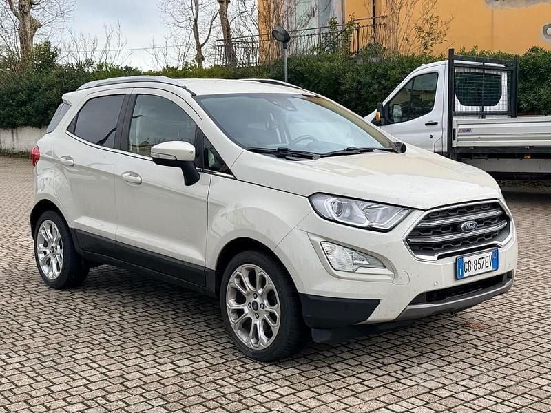 Bianco Usata 2020 Ford Ecosport Titanium SUV | 10.900 € (Buon prezzo) - Immagine 1/4