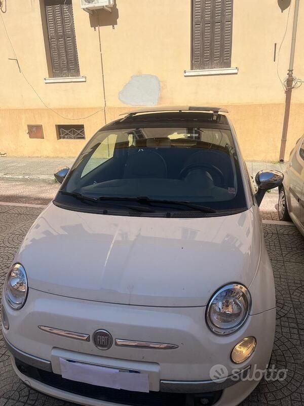 Usata Fiat 500 69 CV (50 kW) 2008 Bianco Utilitaria